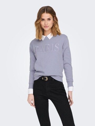 JDY Sweatshirt in Purple: front