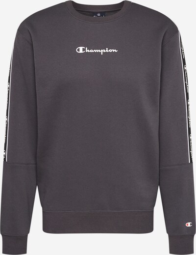 Champion Authentic Athletic Apparel Sweatshirt in dunkelgrau / schwarz / weiß, Produktansicht