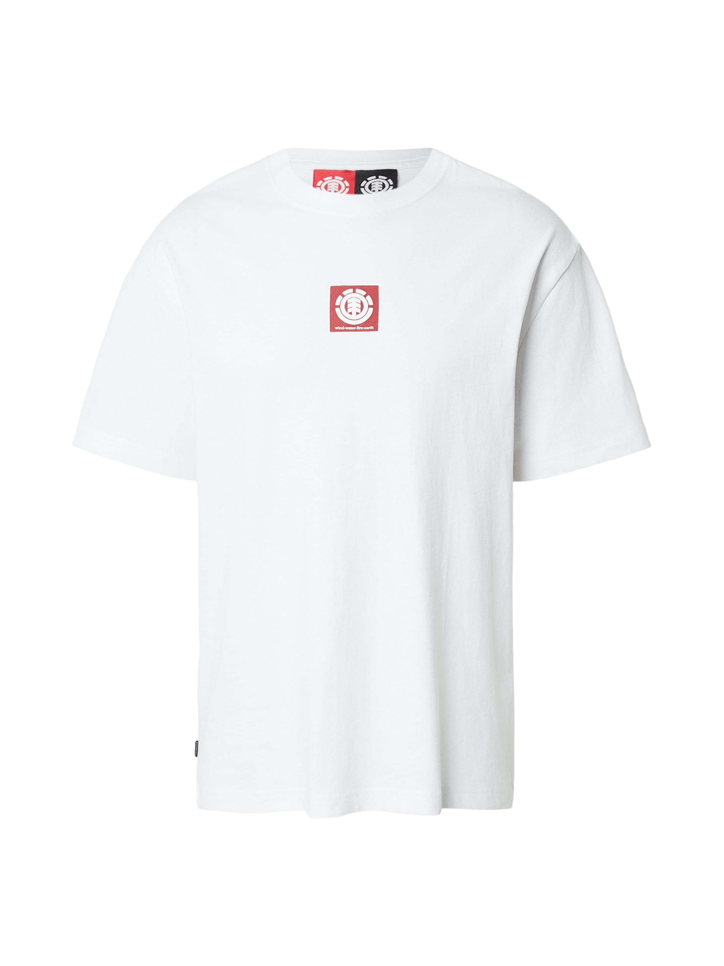 Maglietta di ELEMENT in bianco: frontale