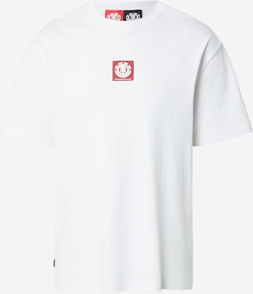 ELEMENT Тениска в бяло: отпред