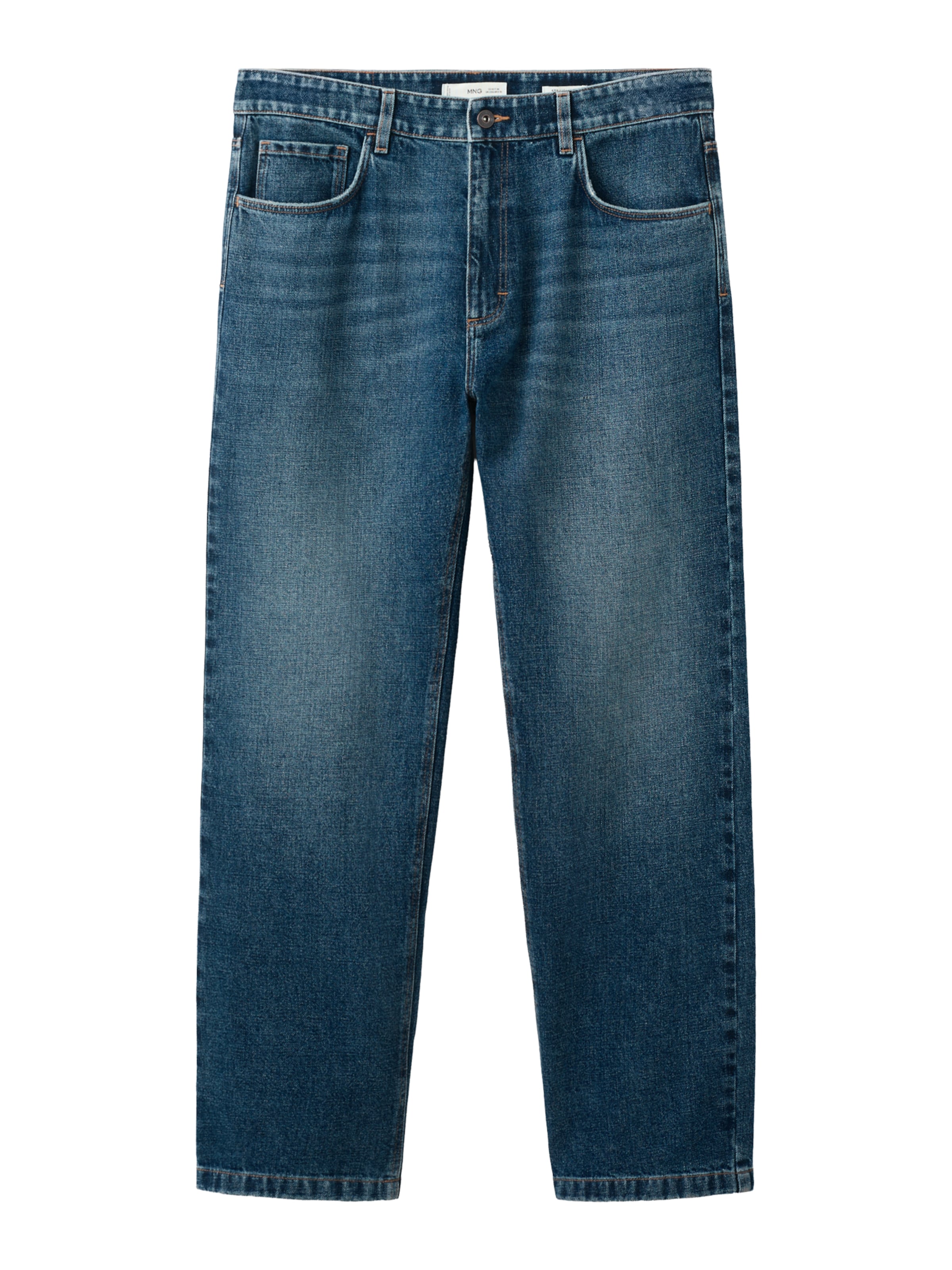 MANGO MAN Jeans 'Andreas' i mørkeblå, Produktvisning