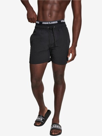 Urban Classics Badshorts i svart: framsida