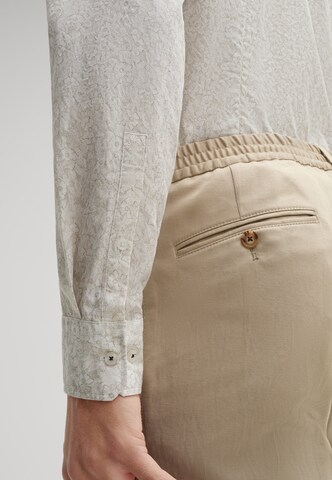 JOOP! Slim fit Button Up Shirt 'Pit' in Beige