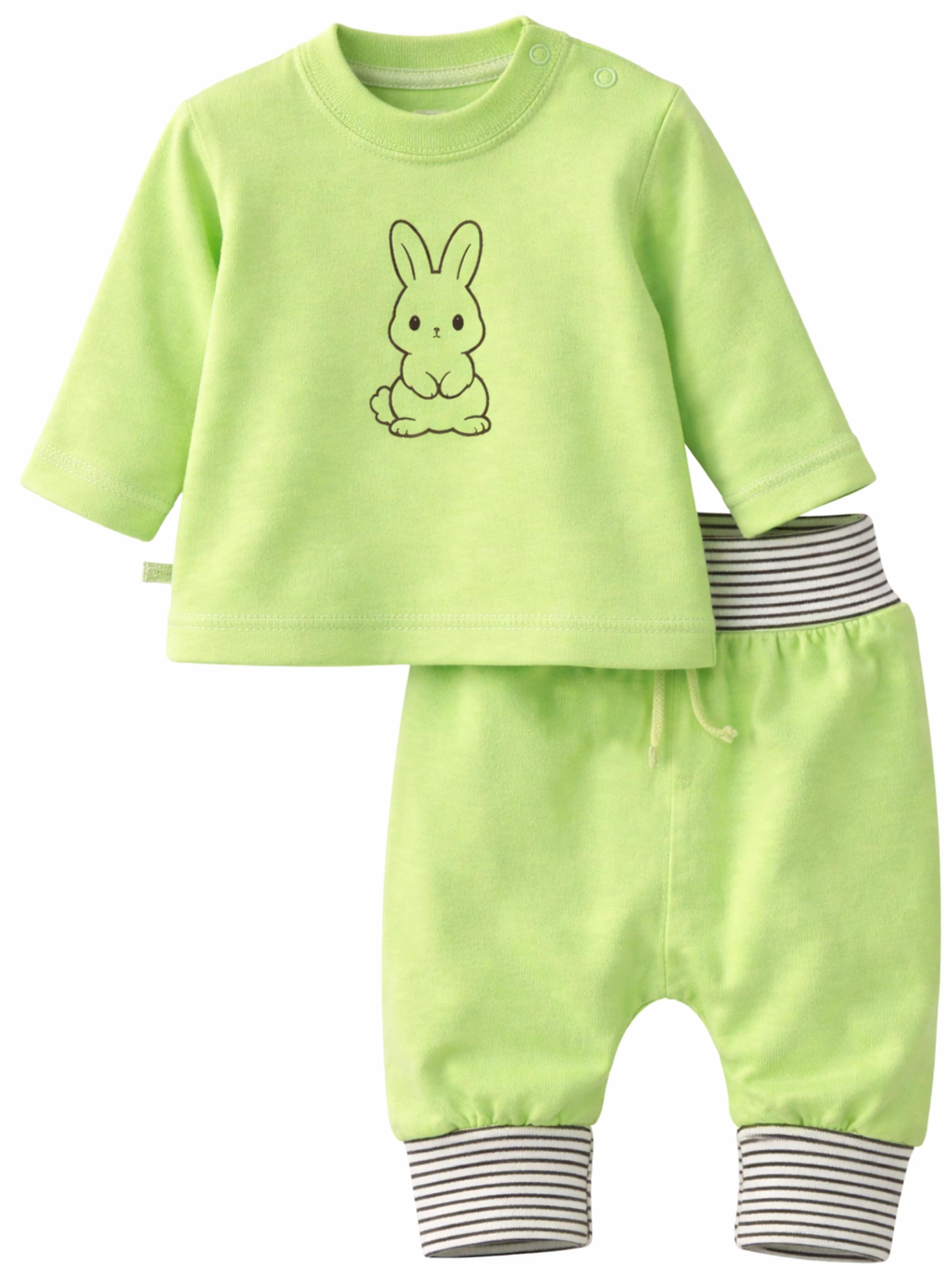 La Bortini Set in Grün: Vorderseite