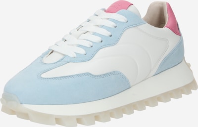Sneaker low NEWD.Tamaris pe albastru deschis / roz / alb, Vizualizare produs