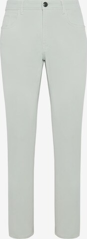 Boggi Milano Slim fit Jeans in Green: front