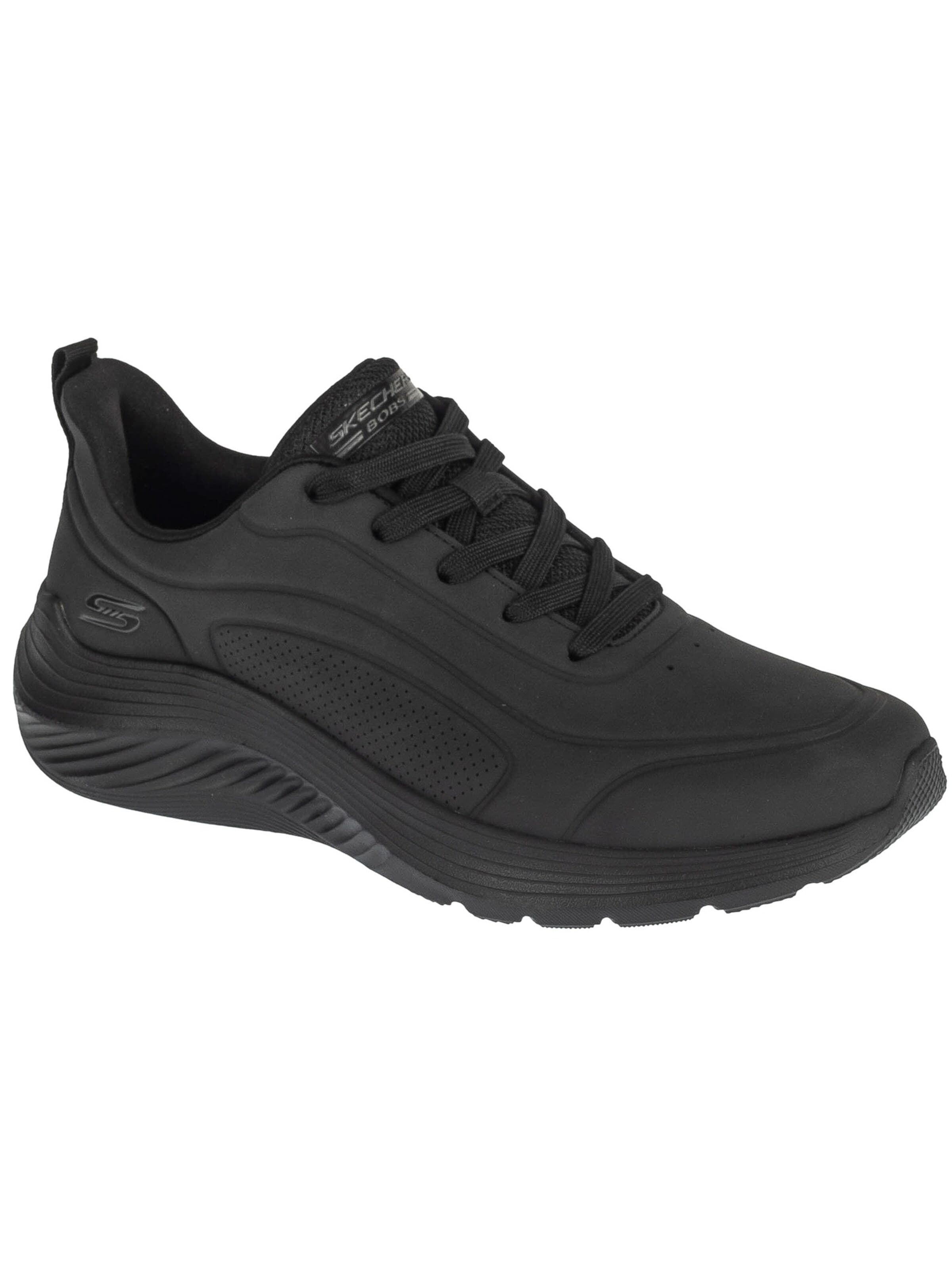 SKECHERS Sneakers laag 'Skechers Bobs Squad Waves - Rush Ten' in Zwart: voorkant