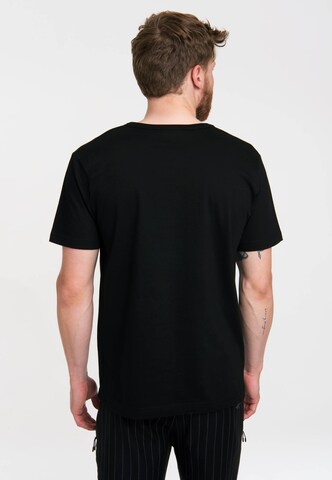 LOGOSHIRT Shirt 'Ruhrpott' in Black