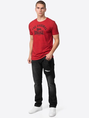 LONSDALE Футболка 'ORIGINAL' в Красный