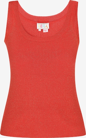 oranžinė IZIA Megzta palaidinė be rankovių 'Spring Summer': priekis