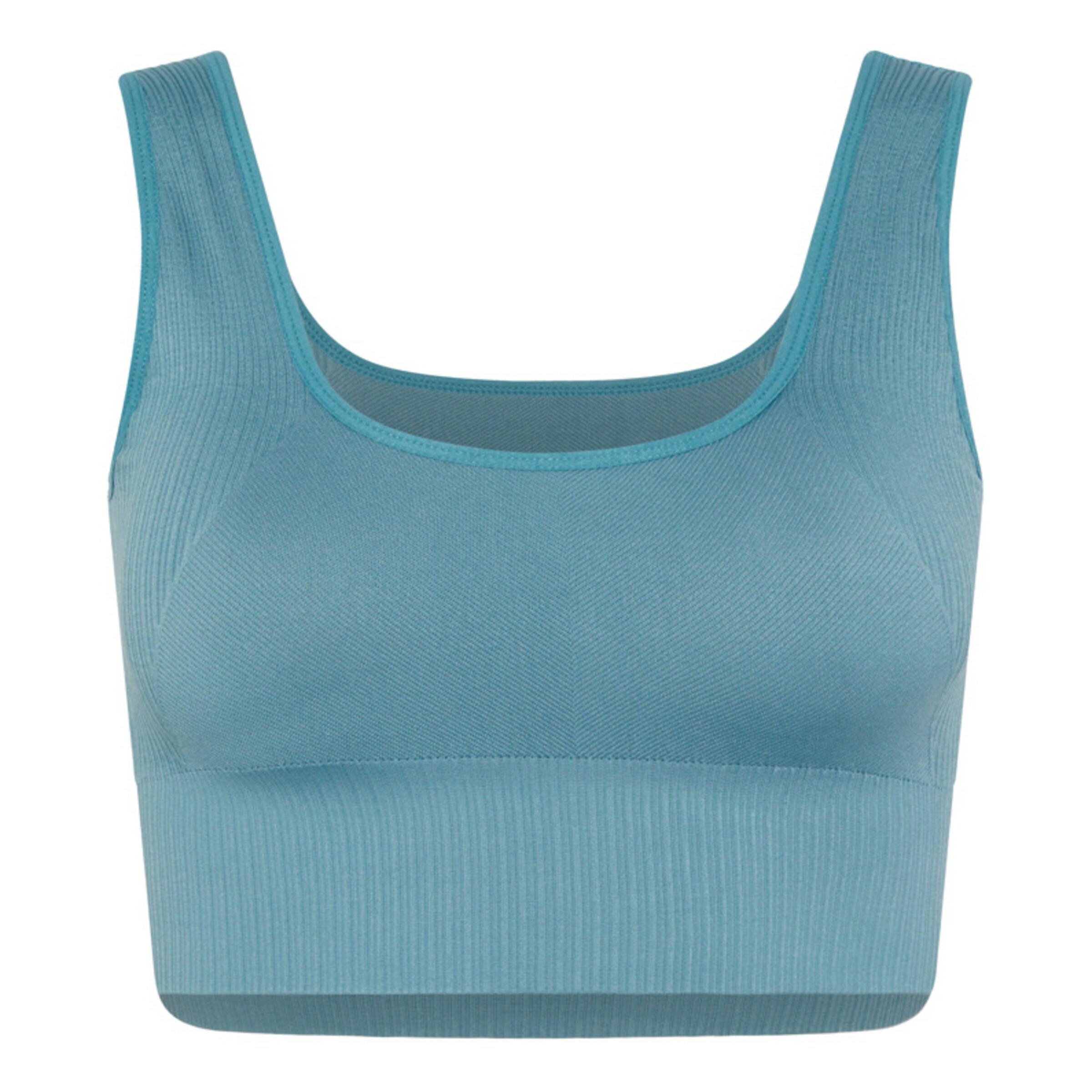 Born Living Yoga Sporttop ' Yami ' in Blauw: voorkant