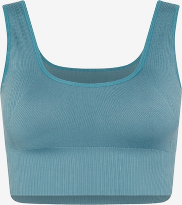 Born Living Yoga Sports top ' Yami ' in Blue: front