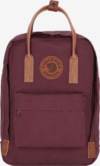 Fjällräven Sportrucksack  'Kanken' in hellbeige / bordeaux, Produktansicht