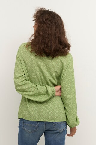 Cream Blouse in Groen