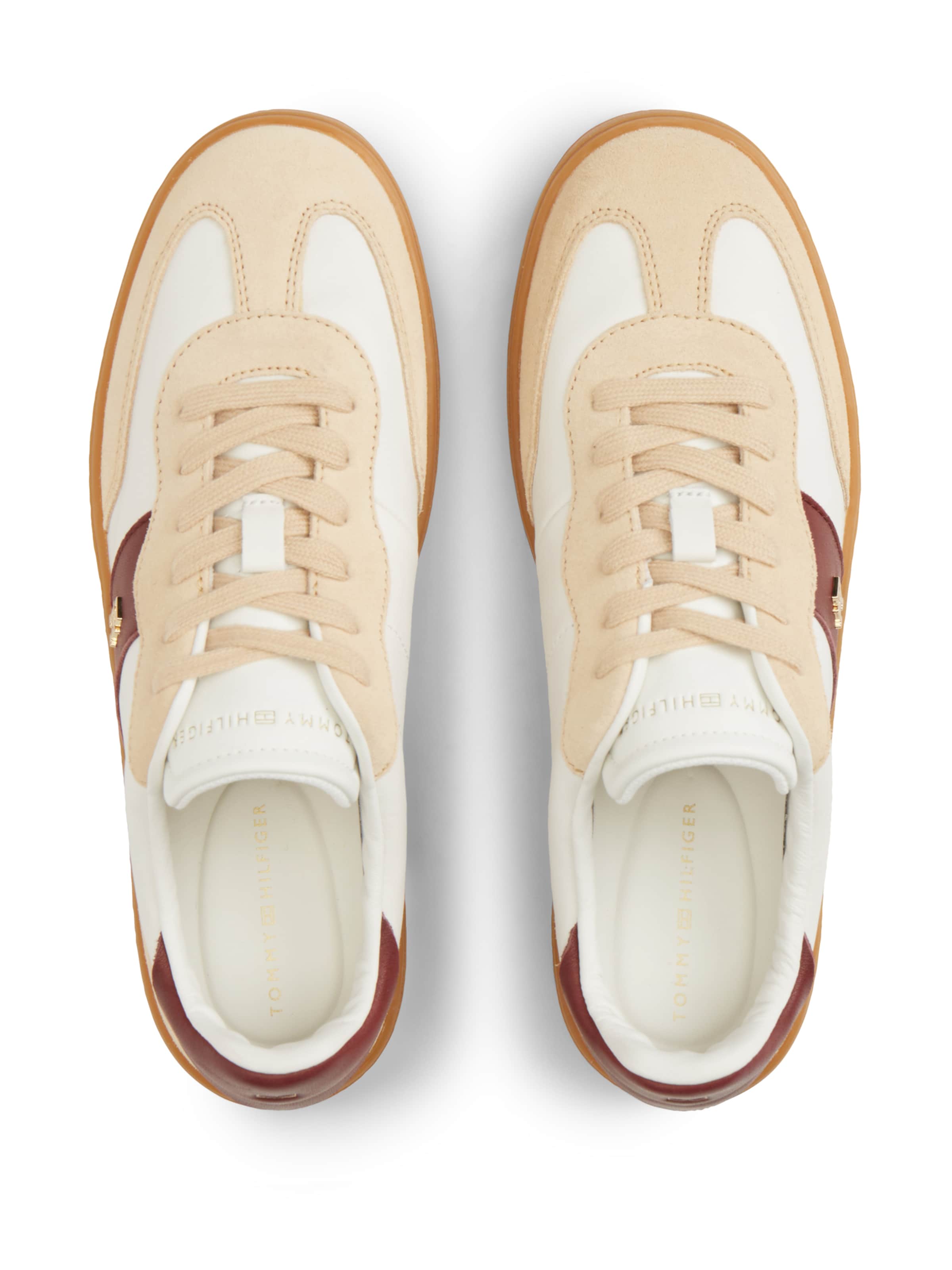 TOMMY HILFIGER Rövid szárú sportcipők 'PREMIUM HERITAGE' - piros