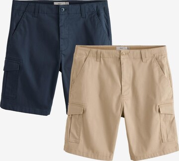 Pantalon cargo Next en beige : devant