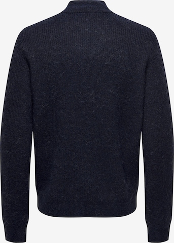 Only & Sons Pullover 'TEGAN' in Blau