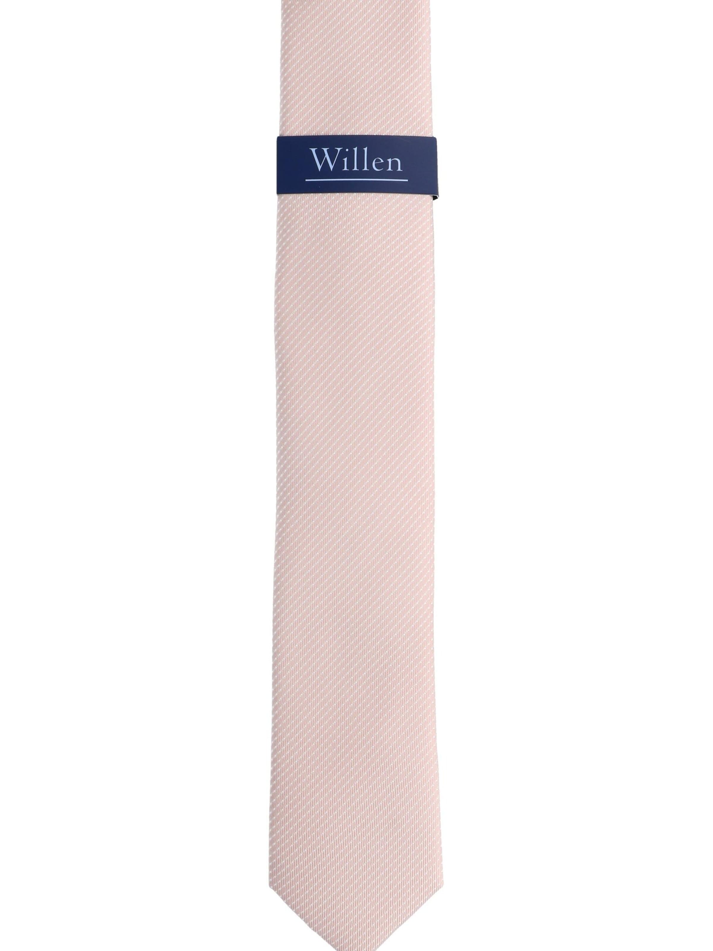 WILLEN Tie 'Tupfen' in Pink
