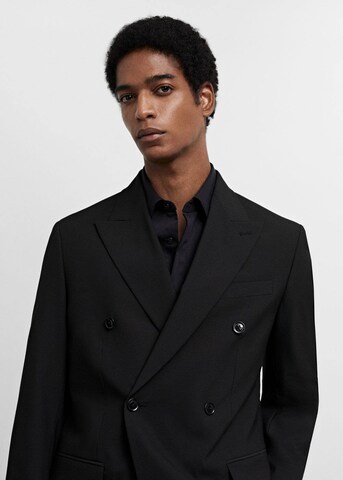 MANGO MAN Regular fit Suit Jacket 'boston' in Black