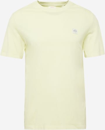 s.Oliver Shirt in Yellow: front