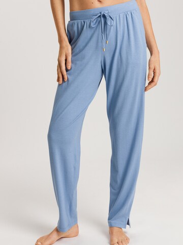 Hanro Pyjamahose ' Sleep & Lounge ' in Blau: Vorderseite