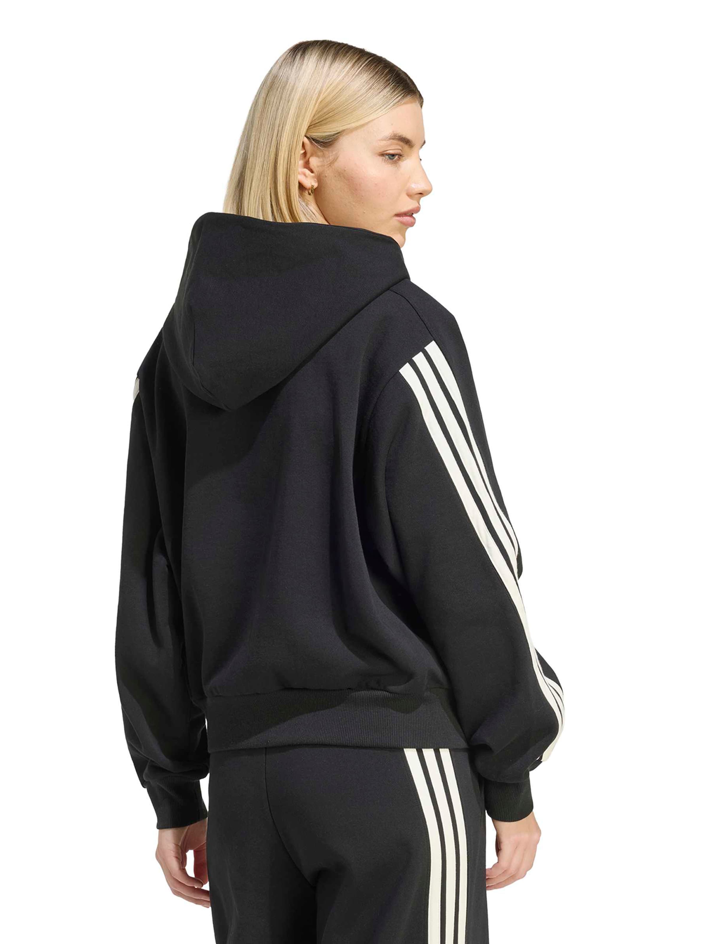 ADIDAS SPORTSWEAR Спортна жилетка с качулка 'AK' в черно