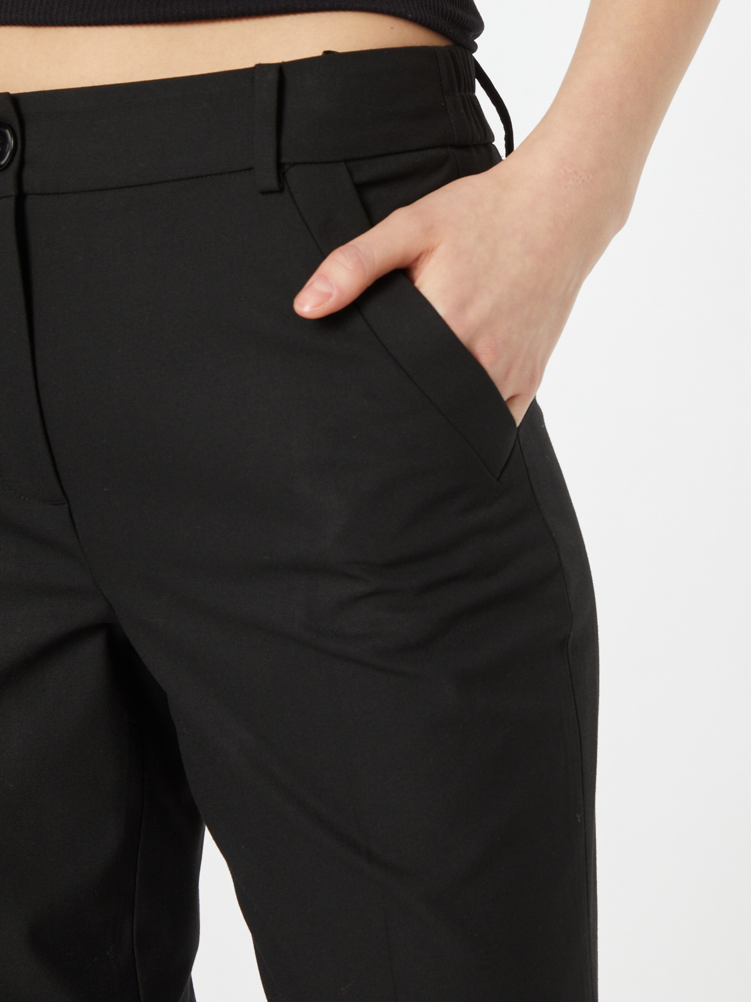 Vêtements Pantalon à plis MORE & MORE en Noir 
