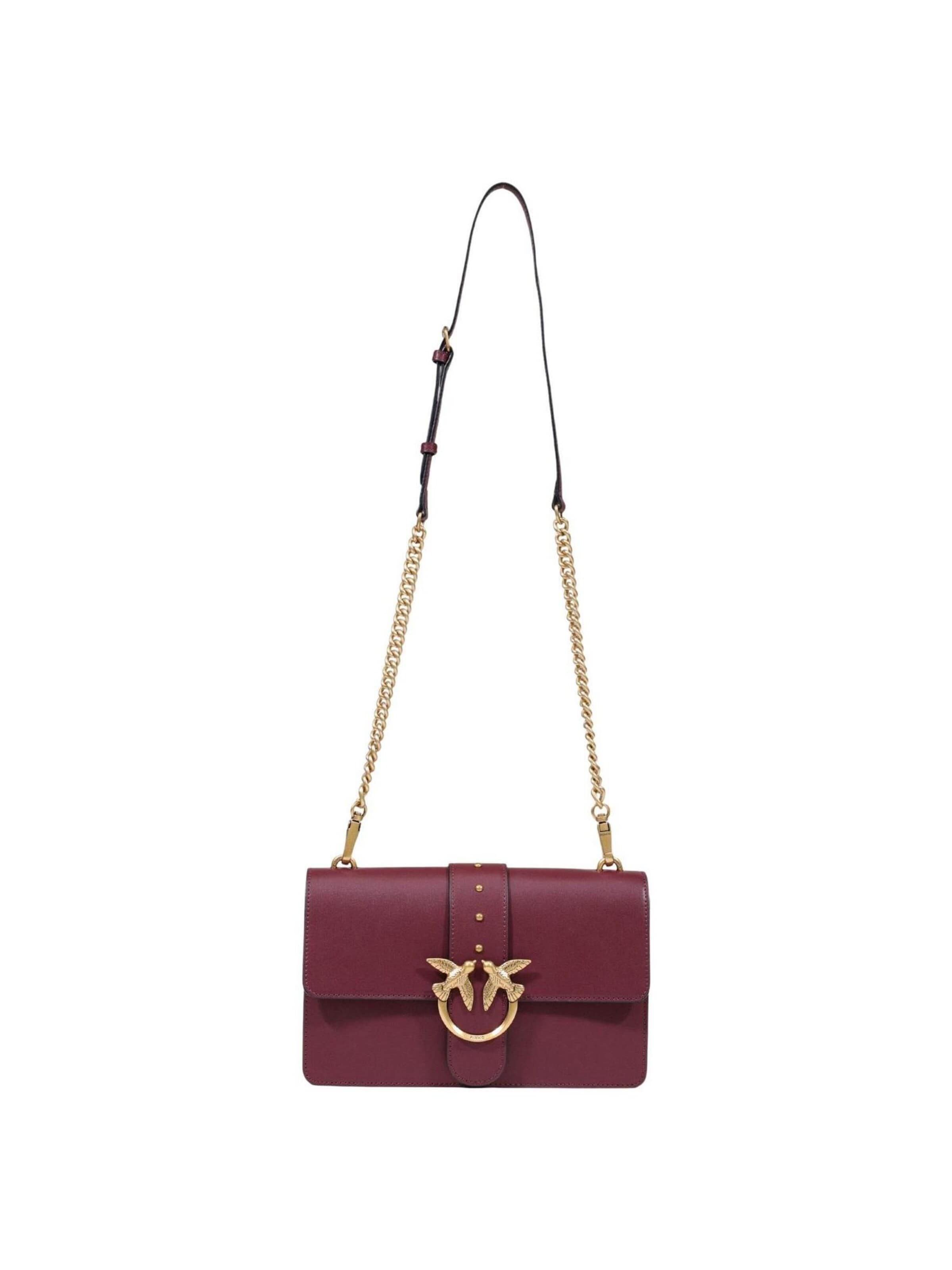 PINKO - Bolso de hombro 'LOVE ONE CLASSIC ST. CL VITELL 105857 A0F1' en rojo: frente