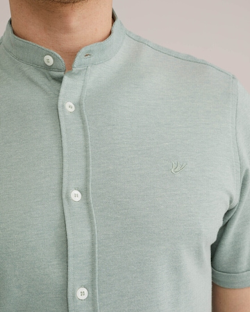 WE Fashion Slim Fit Hemd in Grün