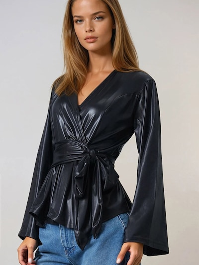 Camicia da donna Trend Alaçatı Stili di colore nero, Visualizzazione prodotti