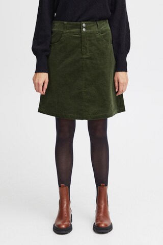 Fransa Skirt 'Mita Sk 1' in Green: front