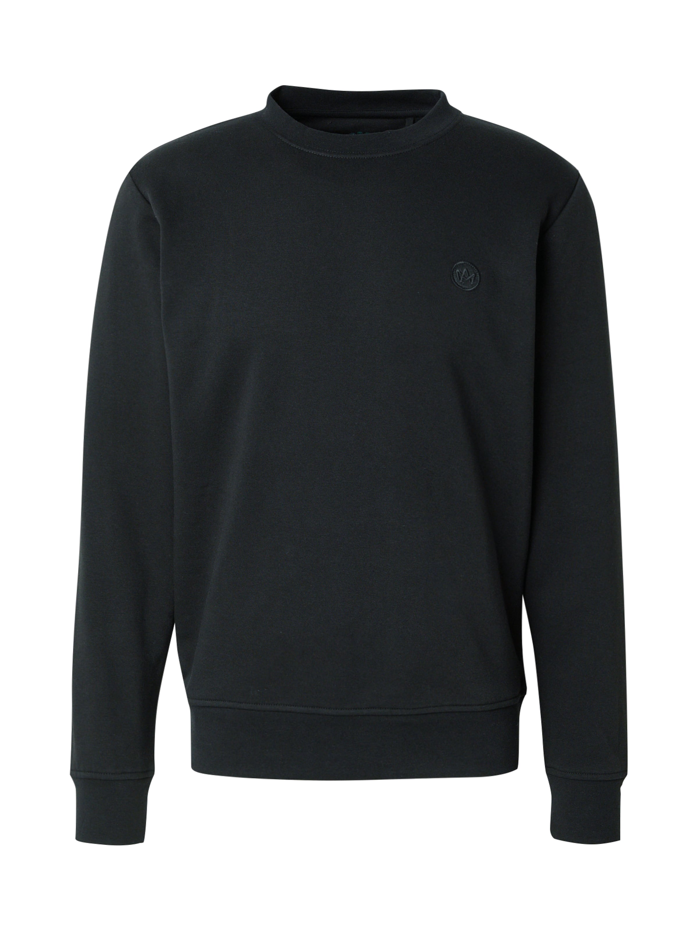 Sweat-shirt Kronstadt en noir : devant