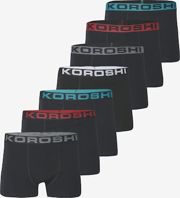 KOROSHIBokserice - crna boja: prednji dio
