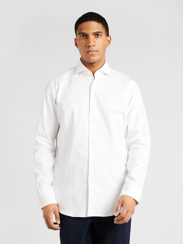 BOSS Black Regular fit Overhemd 'JOE' in Wit: voorkant