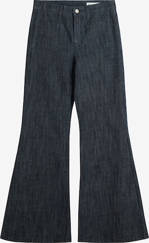 BershkaFlared/zvonoliki kroj Traperice - plava boja: prednji dio