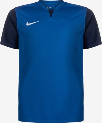 T-Shirt fonctionnel 'Trophy V' NIKE en bleu : devant