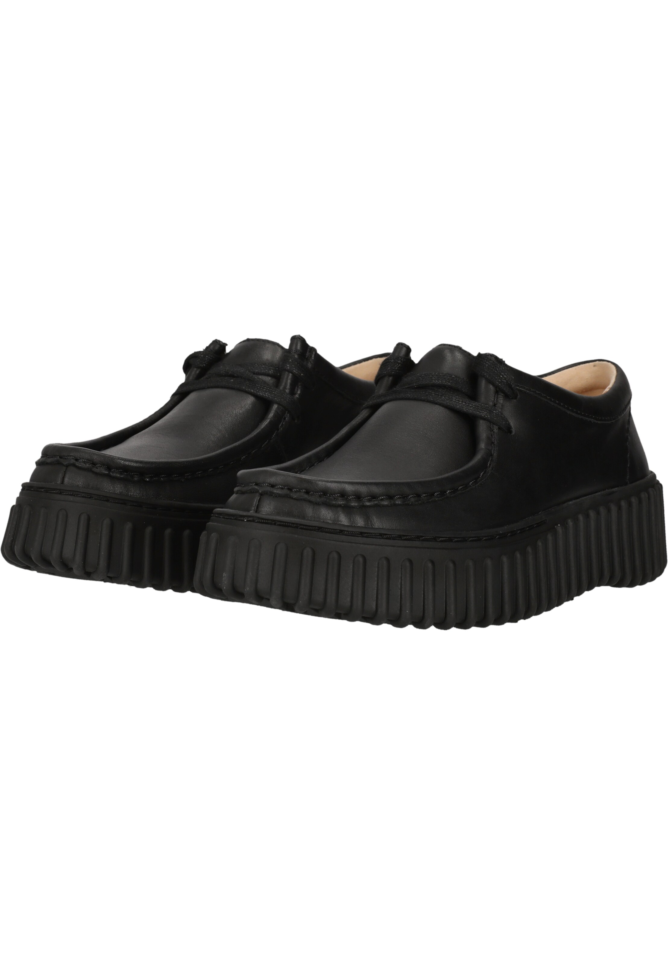 CLARKS Schnürschuhe 'Torhill Bee' in Schwarz