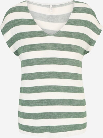 Only Tall T-Krekls 'LIRA', krāsa - tumši zaļš / gandrīz balts, Preces skats