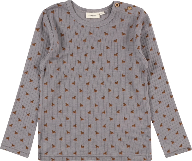 Lil ' Atelier Kids Shirt 'Fargo' in Dunkelgrau Lil ' Atelier Kids Shirt 'Fargo' in Dunkelgrau