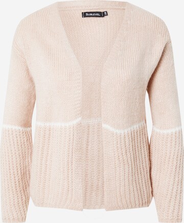 Sublevel Knit cardigan 'Dob' in Pink: front