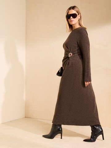 Robes en maille Friends Like These en marron