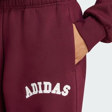 ADIDAS SPORTSWEAR Loose fit Sports trousers in Red