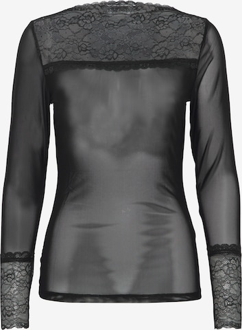 ICHI - Camisa 'ODETTA' em preto: frente