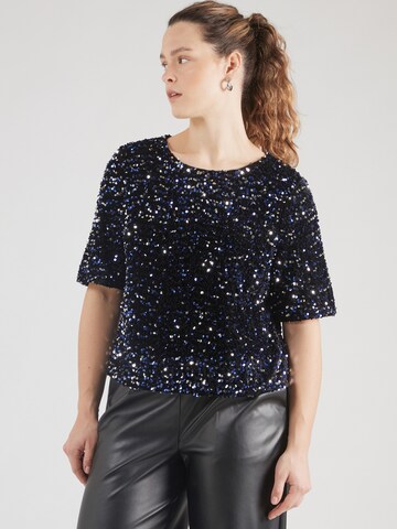 PIECES Curve Blouse 'PCKAM' in Zwart: voorkant