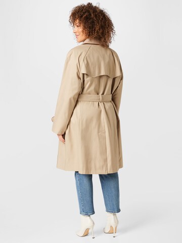 Lauren Ralph Lauren Plus Between-Seasons Coat in Beige