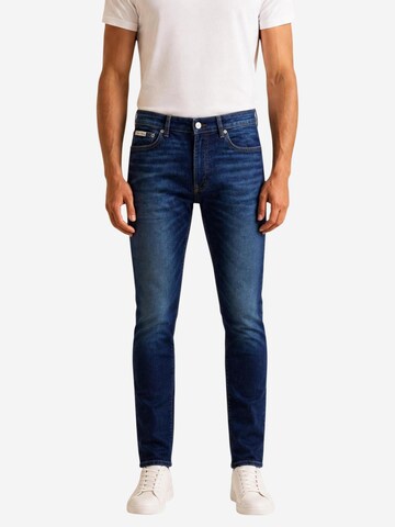 Calvin Klein Jeans Slimfit Jeans in Blauw