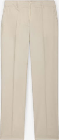 Trussardi - regular Pantalón en beige: frente
