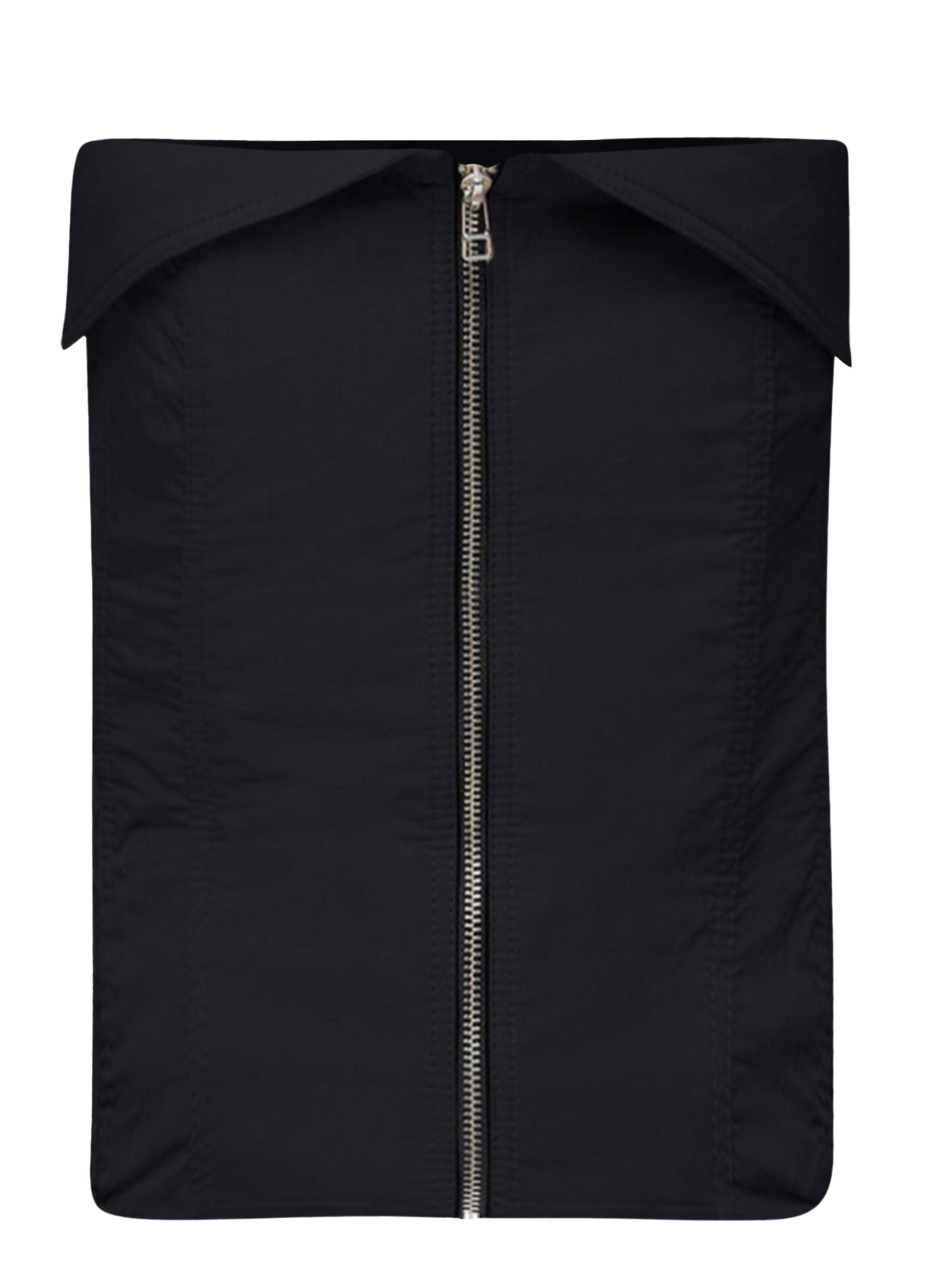 No Matter What Top in Schwarz: Vorderseite