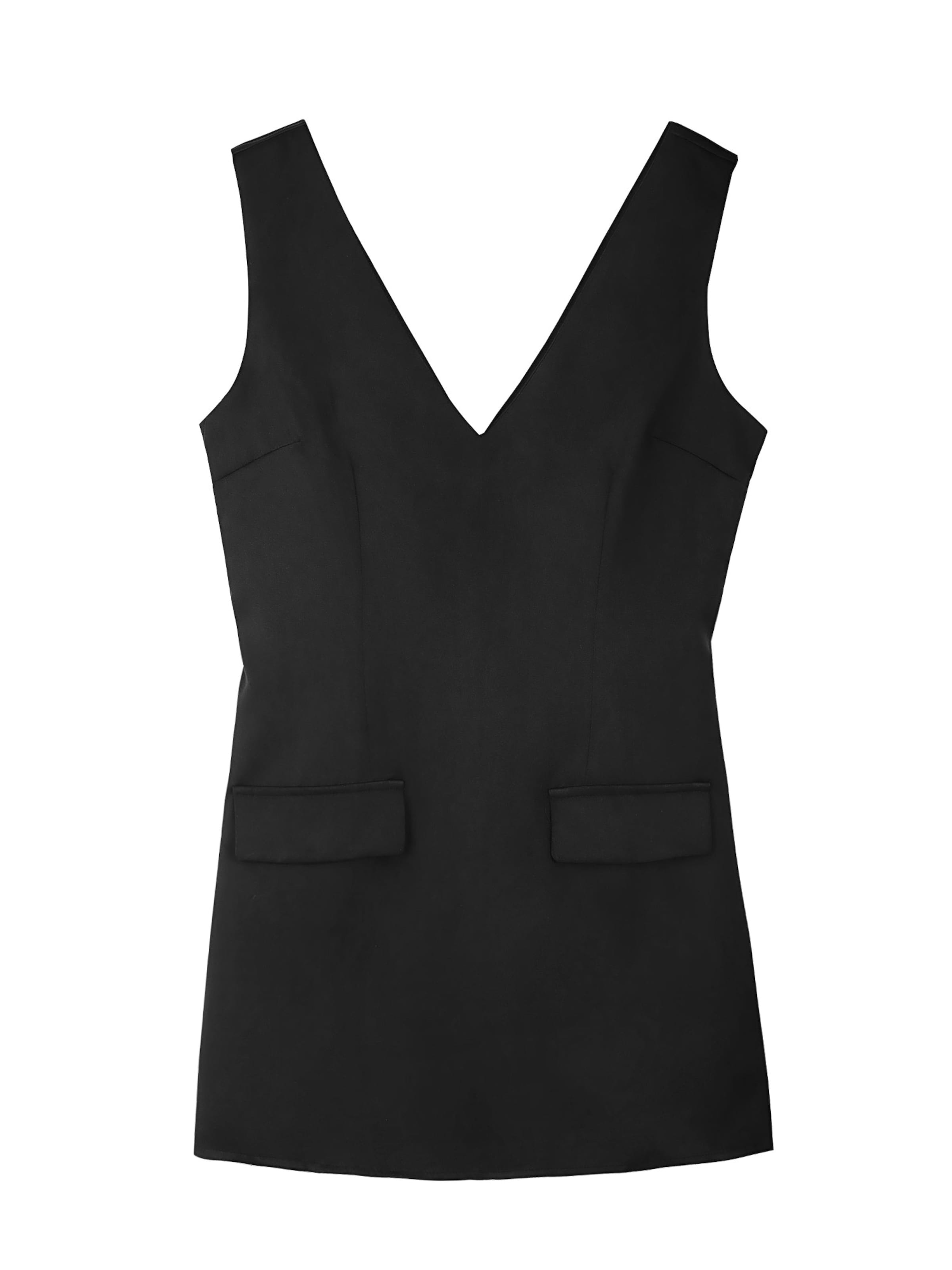 MEETWEE Jurk in Zwart: voorkant