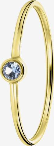 Lucardi Ring 'Klassisch' in Gold: front